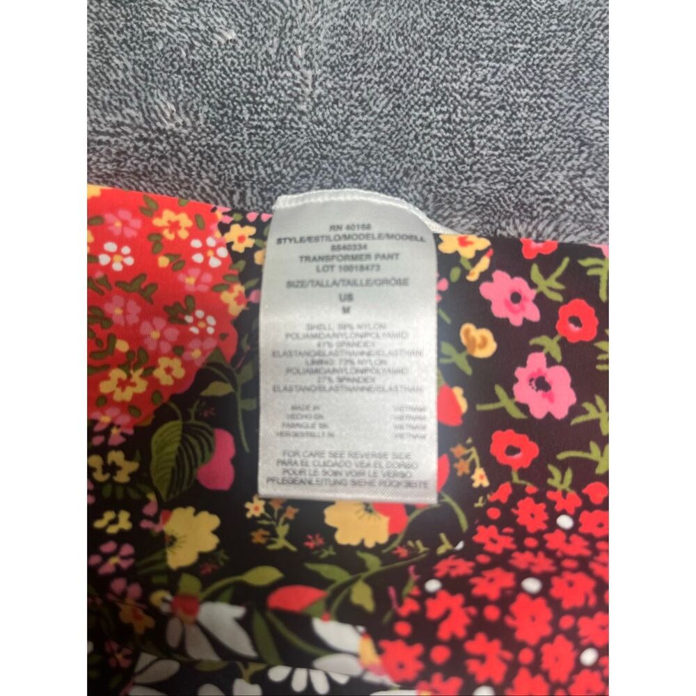 Skinny Dippers Reversible Bikini Bottom Floral Black Ruched Swim Medium NWT - Picture 2 of 6